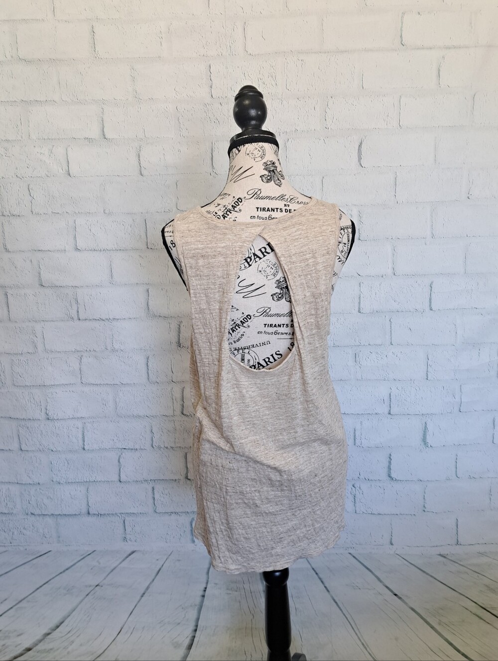Athleta Linen Tank Top In Beige Or Navy